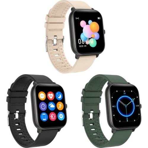 Fashion Smart Watch Women Men Electronics Sport Wrist Watch For IOS Android Square Smartwatch Smart Clock Hours