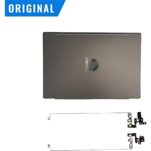 New Original LCD Back Cover for HP Pavilion 14-CE TPN-Q207 With logo and Sticker Hinges L19174-001 Gray