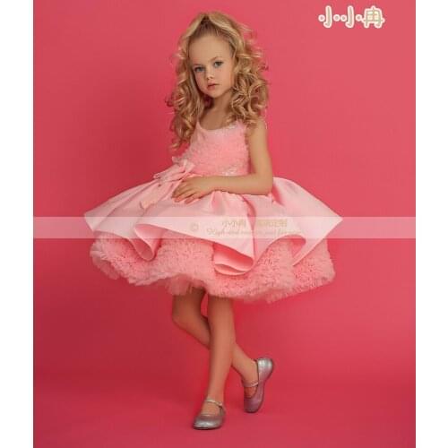 New Sequins Baby Girls Dresses for Special Occasion Girls Flower Gown Kids Sleeveless Clothes Birthday Party Gowns