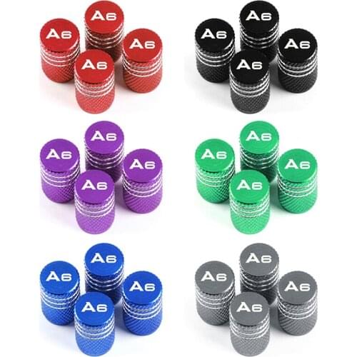 Newest Car Accessories 4Pcs Car Wheel Tires Valves Tyre Stem Air Cap Airtight Cover for Audi A6 Q3 Q5 Q7 S8 TT