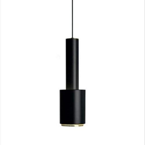 1 Head Nordic Artek Plated Metal Led E27 Pendant Light H44cm Painted Metal Dining Room Led Hanging Lamp 4 Colors