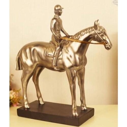 Resin crafts American home decoration decoration office study statue decorated sculptures golf knight manufacturers direct sales