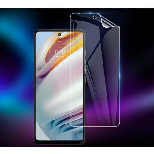 For Motorola Moto G60 / G40 Fusion 6.8" Clear TPU Hydrogel Full Cover Soft Screen Protector Film ( Not Glass )