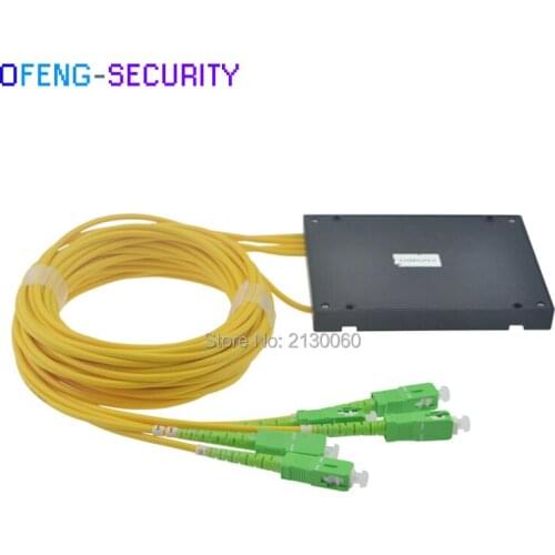 SC APC PLC Splitter 1X 4 Single mode LC fiber optic splitter 1x4 SC Apc plc splitter/ 1x4 plc splitter FBT Optical Couple