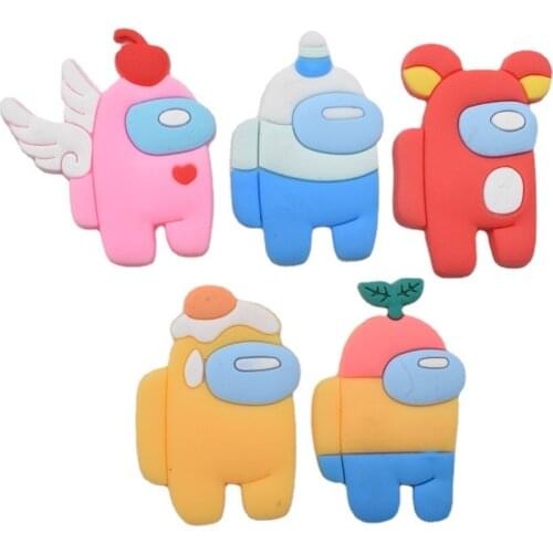 Hole Slippers Shoe Buckle Anime Cute Chars Croc Cartoon Game Decoration Designer Accesoire + Garden Shoe Decoration Fit Kid Gift