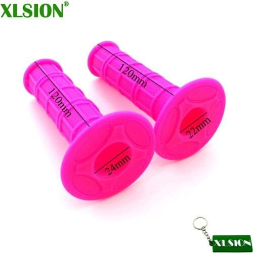 XLSION Rubber Throttle Handle Grips For 50cc 70cc 90cc 110cc 125cc 140cc 150cc Pit Dirt Motor Bike Motorcycle Motocross