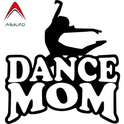 Aliauto Funny Car Stickers Dance Mom Personality Reflective Vinyl Decal Automobile Motorcycles Decoration Accessories,22cm*21cm