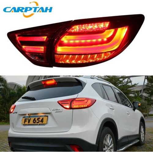 Car Styling Tail Lights Taillight For Mazda CX-5 CX5 2013 - 2016 Rear Lamp DRL + Turn Signal + Reverse Lamp + Brake LED Light