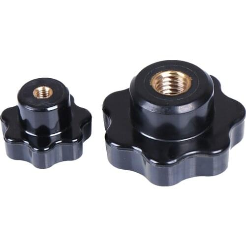 1PCS M5/M6/M8/M10/M12 Female Thread Star Shaped Head Clamping Nuts Knob Clamping Copper Core Knob