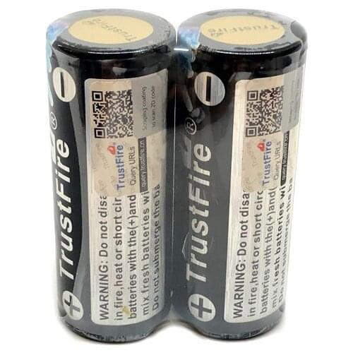 2PCS/LOT TrustFire 26650 4000mah 3.7V Rechargeable Protected Li-ion Battery Colorful lithium Batteries with PCB