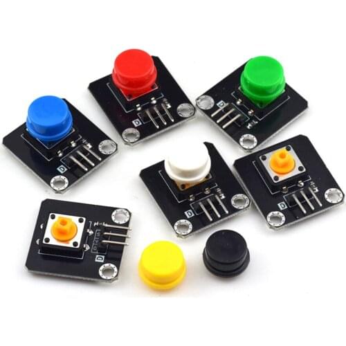 6 Colors Button Switch Modules For Electronic Building Block DIY Raspberry Pi