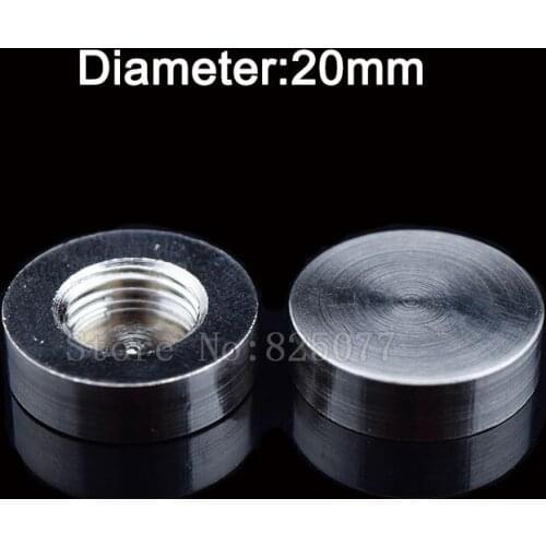 DHL 200PCS Diameter 20mm brushed copper standoff screw cover decorative screws caps acrylic board advertising nails JF1372