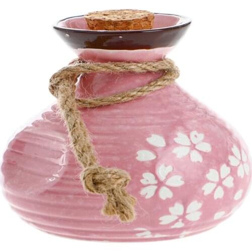 Home Cherry Blossom Ceramic Liquor Cup Retro Sake Cup Home Alcohol Cup Liquor Bottle shot glass distiller vodka cafetera