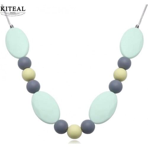 KITEAL Hot Selling bohemian Multicolor pendants Food grade silicone big necklace Costume Jewellery