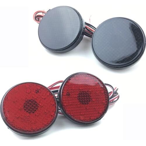 Red Black Smoked LED Bumper Reflector Tail Brake Light For Toyota Highlander 2008-2010 Sequoia 2008-2014 ZRR70/ Voxy Noah