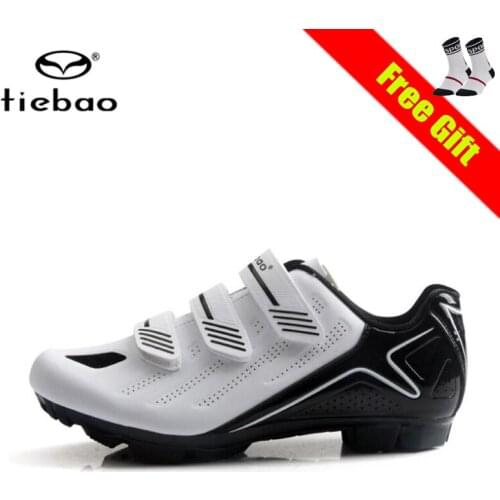 Tiebao Mountain Bike Shoes Men Sapatilha Ciclismo Mtb SPD Riding Bicycle Sneakers Self-locking Breathable Outdoor Cycling Shoes
