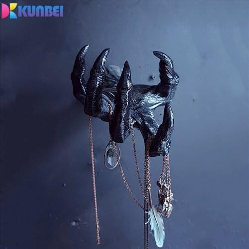 KUNBI Creative Paw Hook Transparent Strong Self-Adhesive Door Wall Hanging Hook Kitchen Bathroom Weight Suction Rack Suction