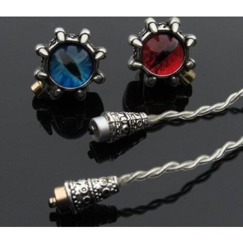 New High-end Stylization sacred Earphone Eye of evil Headset Retro earphones classical folk-custom earphones With cable