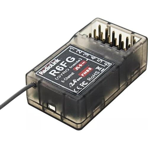 New style RadioLink R6FG 2.4G 6CH FHSS Receiver Radio Transmitter Gyro Integrant For RC4GS RC3S RC4G T8FB