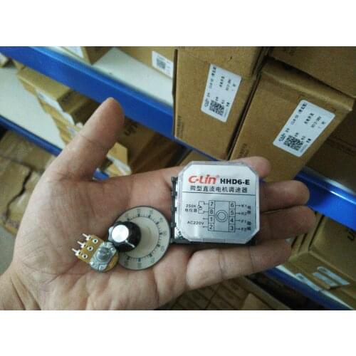 Motor controller Genuine C-Lin HHD6-E Micro DC Motor Speed Controller AC220V
