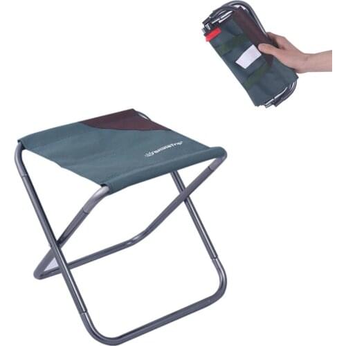 Outdoor Camping Portable Folding Chair Durable Waterproof Fishing Stool with Storage Bag