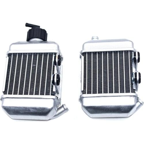 Motorcycle Aluminum Engine Water Cooling Radiators Coolers For SX50 50 SX 2003 2004 2005 2006 2007 2008