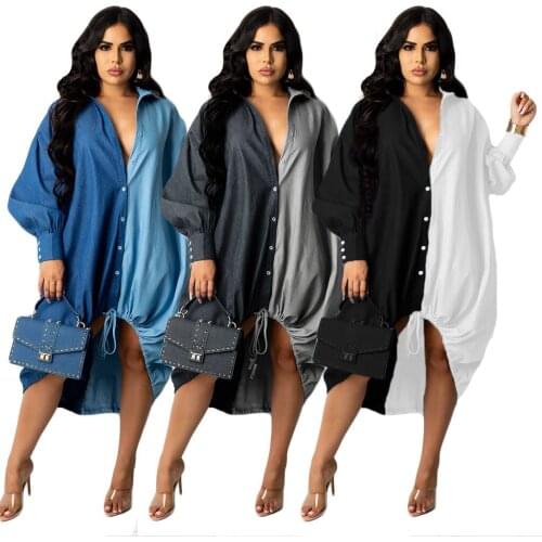 RANMO Fashionable Shirt Dresses