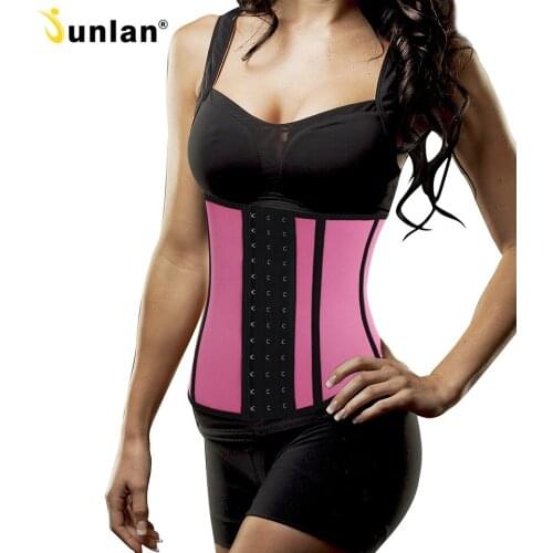 Junlan Modeling Strap Neoprene Slimming Belt Tummy shaper Corset Women Bodysuit Corrective Waist Trainer Body Control Shapewear