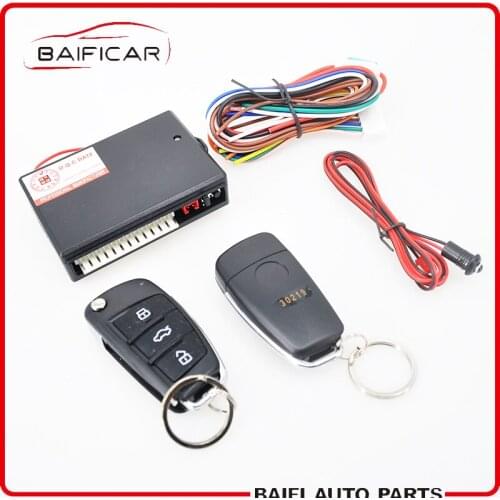 Universal Car Alarm Systems Auto Keyless Entry System Button Start Stop LED Keychain Central Kit Door Lock with Remote Control