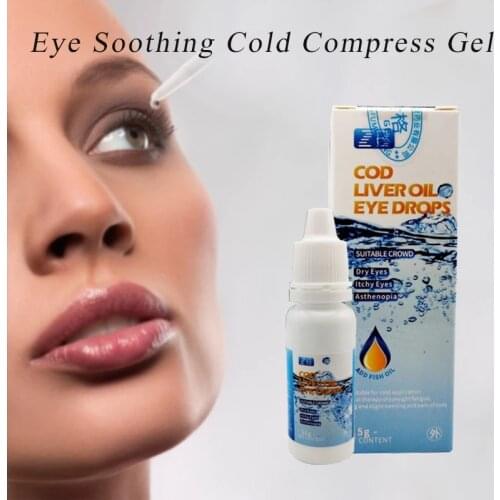 ZB Cod Liver Oil Extract Eye Drops 15g Relieve Dry Eyes Dry Itching Visual Fatigue And Have A Cooling And Comfortable Effect