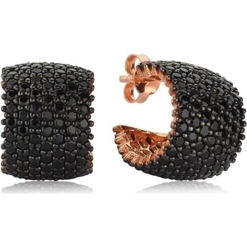 Trendy For Woman 925 Summer Fashion Jewelry Zircon Gift Cute Accessories High Quality Retro Crystal earring Swarovski