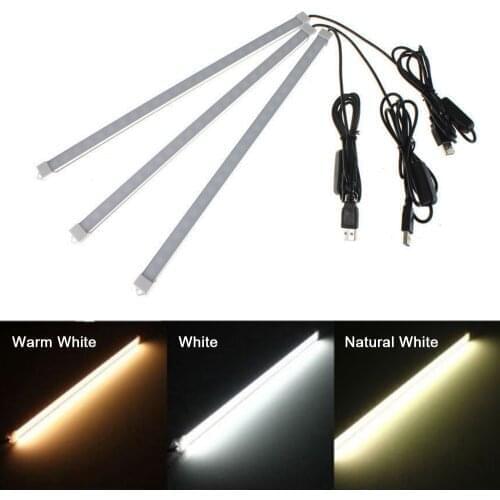 DC5V USB LED Rigid Strip Bar Light 5630 SMD Hard Tube Lamp with On/Off Switch LED Light Bar 10CM 20CM 35CM 40CM 50CM