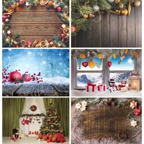 ZHISUXI Vinyl Custom Christmas Decoration Photography Background Christmas Backdrops for Photo Studio Props 20928 SDF-02