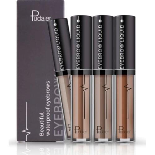 1pcs Eyebrow Cream Liquid Eyebrow Enhancer Makeup Waterproof Long Lasting Brown Eye Brow Gel 4 Colors Maquiagem