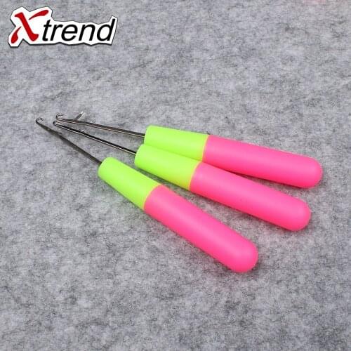 20pcs 6inch high quality Handle Hook Needles For Braiding Twist Hair Crochet Needle weaving Dreadlock Braids Accessories tools