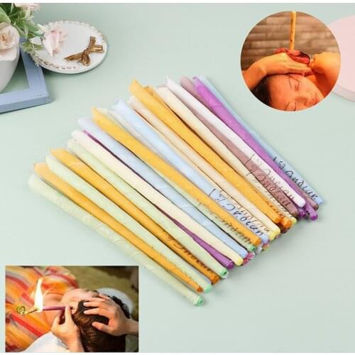 5Pcs Ear Cleaner Removal Coning Fragrance Hollow Sets Aromatherapy Ear Candle