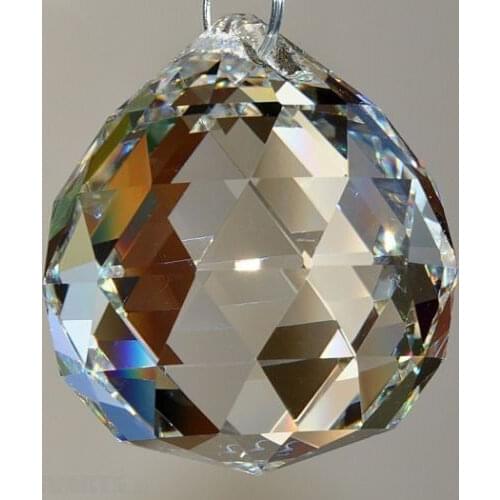 50 PCS CHAKRA Chandelier Glass Crystals Lamp Prisms Lighting Parts Pendants Clear 20mm