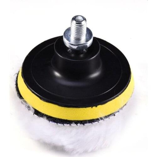 80% Hot Sale 7Pcs 8cm Auto Car Polishing Wheel Buffing Pad Kit Drill Adapter Scratch Remover