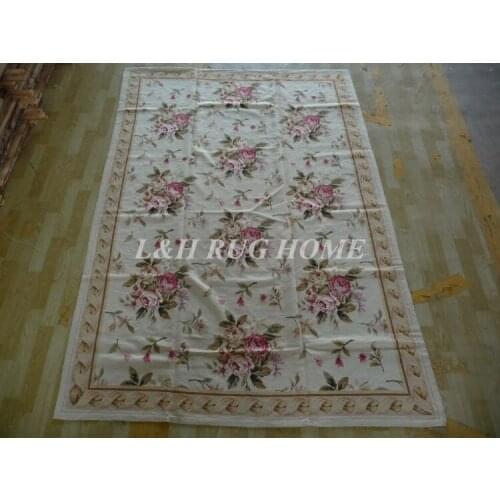 Free Shipping 6'x9' Handmade Rug New Zealand Woolen needlepoint rug & carpet bamboo design
