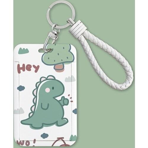 Cute Cartoon Little Dinosaur Credit Card Case Student Card Name Card Bus Card, Card Sheath, Card Holder, Subway Car