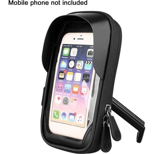 Touch Screen Mobile Phone Holder Handlebar Motorcycle Waterproof Navigation Stand Rearview Mirror Type