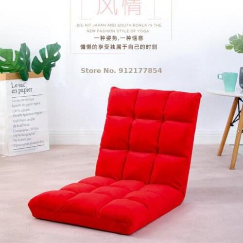 Lazy Sofa Tatami Foldable Household Single Backrest Cushion Floor Japanese Balcony Bay Window Bed Chair
