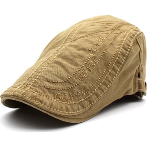 Summer Embroidery Beret Caps For Men Women Visors Hat Outdoor Mens Duckbill Caps Adjustable Sun Hat Casquette Peaky Blinders