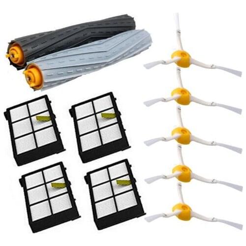 11Pcs/Lot Tangle-Free Debris Extractor Replacement Kit iRobot Roomba 800 900 series 870 880 980 Vacuum Robots accessory parts
