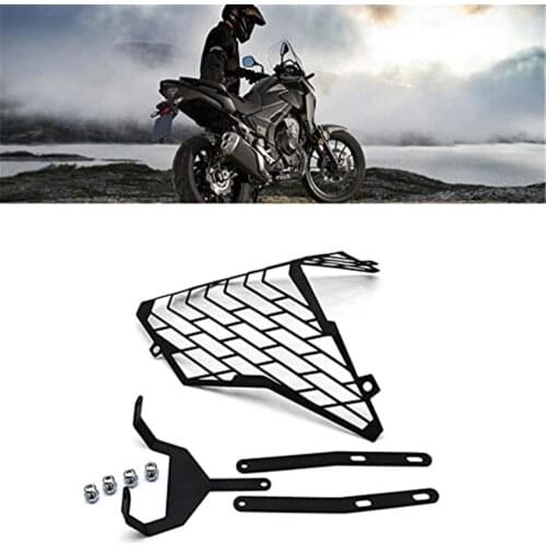 Motorcycle Front Lamp Headlight Headlamp Grille Shield Mesh Guard for Honda CB500X 2016 2017 Accessories