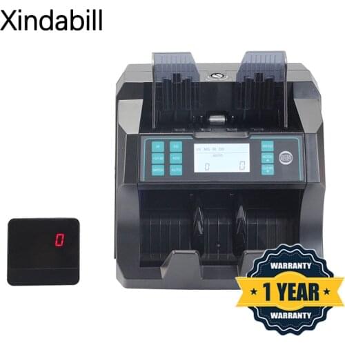 Xindabill black money counting machine banknote counterfeit Bill Counters fake money detector for USD/EUR/ILS