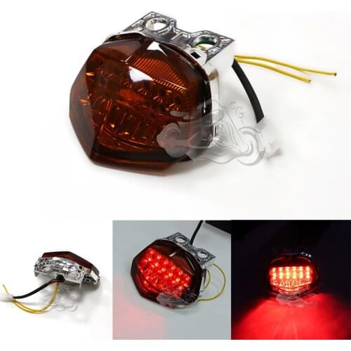 Fit For Ninja 250R 2008 - 2012 Integrated Rear Tail Light Taillight Turn Signals Light EX250 Ninja250R EX 250 2009 2010 2011