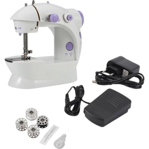 Portable Electric Sewing Machine Set Sewing Tailor Small Household Electric Mini Multifunction Portable Sewing Machine Tools