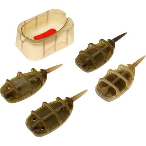 Durable Carp Fishing Inline Method Fishing Feeders Mould Set Fishing Tackle Tool