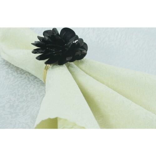 Qn20082601 free shipping crystal flower napkin ring wedding holiday decoration , wholesale napkin holder many colors12 pcs